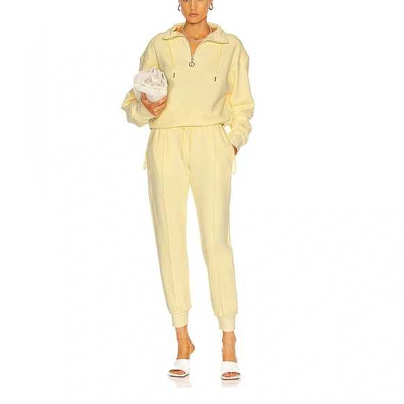 NWT Jonathan Simkhai Standard Niya Track pant size small - Picture 2 of 12